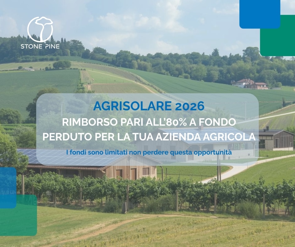 Agrisolare 2026: contributo 80% a fondo perduto